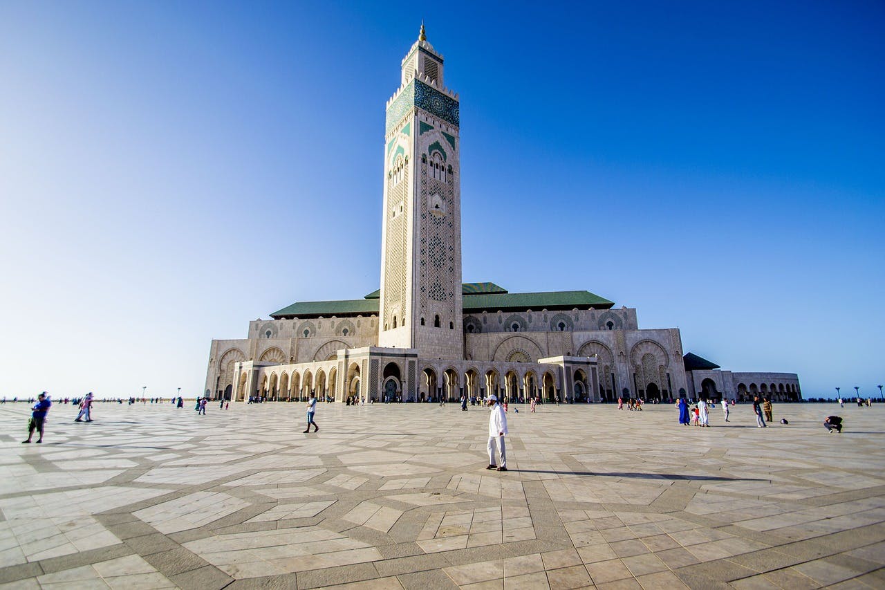 Figure 7. Grande Mosquée Hassan II, Casablanca, Morocco, (Courtesy Creative Commons CC0 1.0)